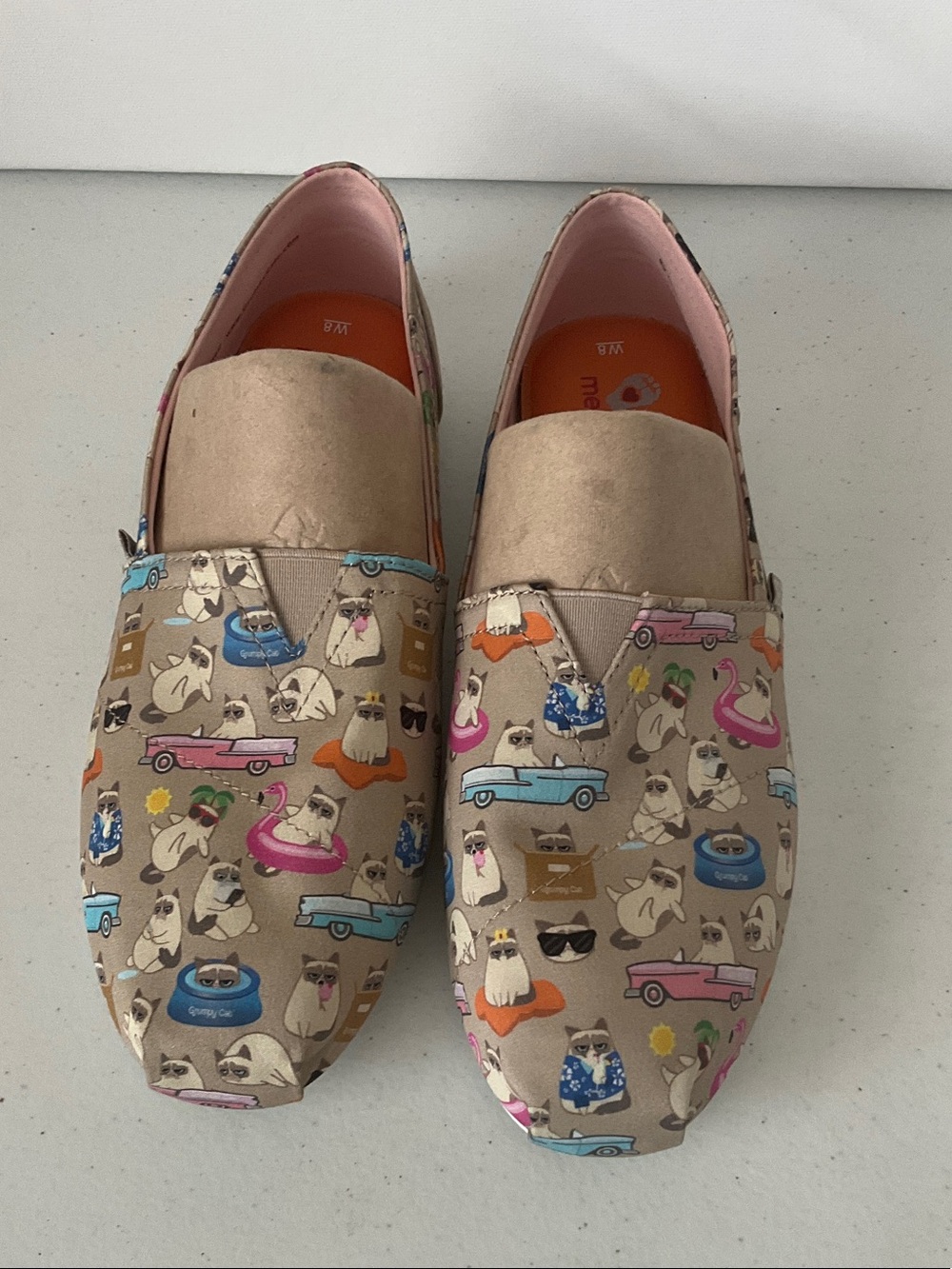 BOBS from Skechers Beige Slip-On Sneakers (NWOT)